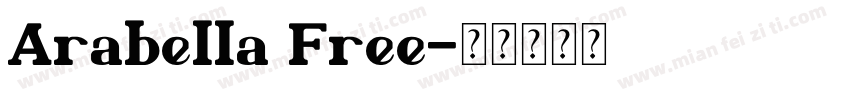 Arabella Free字体转换